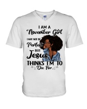 November Girl - Special Edition V-Neck T-Shirt thumbnail