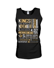 Kings Are Born In November Unisex Tank thumbnail
