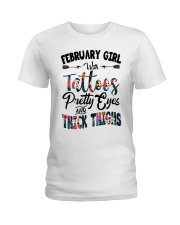February Girl Ladies T-Shirt thumbnail