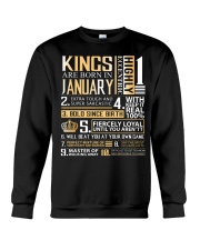 Kings Are Born In January Crewneck Sweatshirt thumbnail