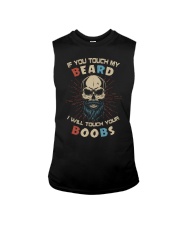 If You Touch My Beard Sleeveless Tee thumbnail