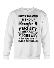 Perfect Freakin' October Wife Crewneck Sweatshirt thumbnail