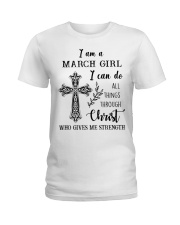 March Girl Ladies T-Shirt thumbnail