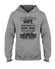 To My Husband From Wife Hooded Sweatshirt tile