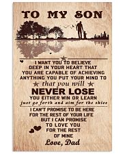 To My Son From Dad 11x17 Poster front