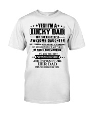 To My Dad From Daughter Classic T-Shirt front