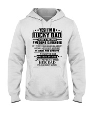 To My Dad From Daughter Hooded Sweatshirt tile