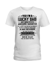 To My Dad From Daughter Ladies T-Shirt tile