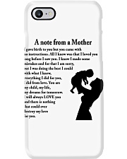 A NOTE FROM A MOTHER Phone Case thumbnail