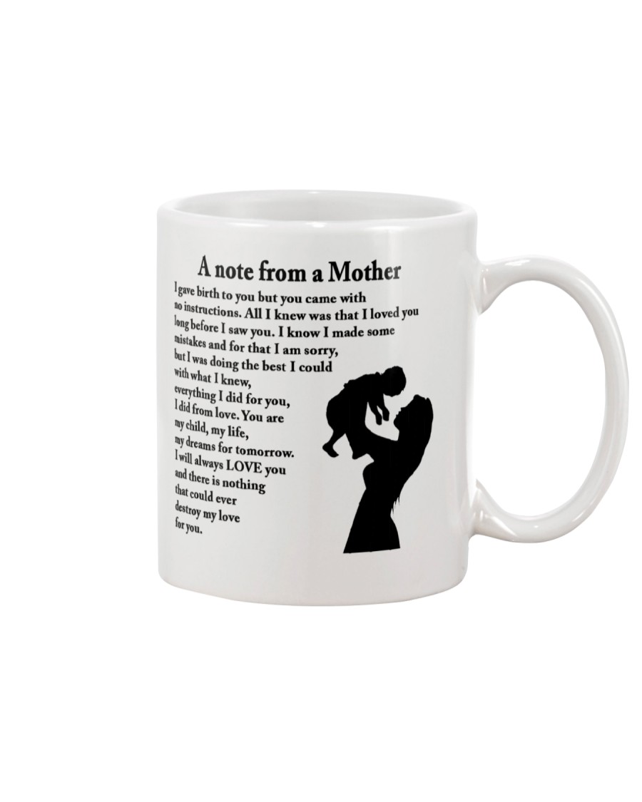A NOTE FROM A MOTHER Mug