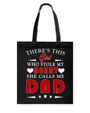 The Girl Who Stole My heart She Calls Me Dad Tote Bag thumbnail