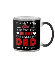 The Girl Who Stole My heart She Calls Me Dad Color Changing Mug thumbnail