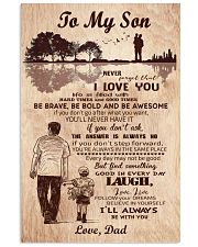 To My Son From Dad 11x17 Poster front