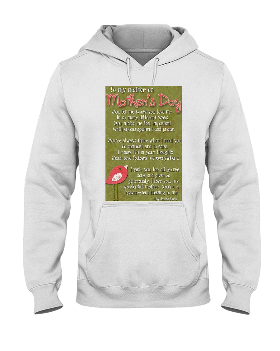 TO MY MOTHER ON MOTHER'S DAY Hooded Sweatshirt