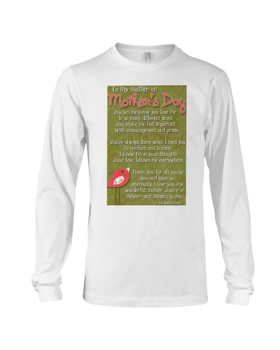 TO MY MOTHER ON MOTHER'S DAY Long Sleeve Tee