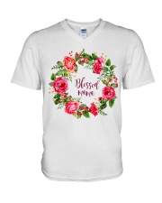 BLESSED MAMA V-Neck T-Shirt thumbnail