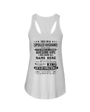 To My Husband From Wife Ladies Flowy Tank tile