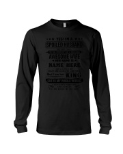 To My Husband From Wife Long Sleeve Tee tile