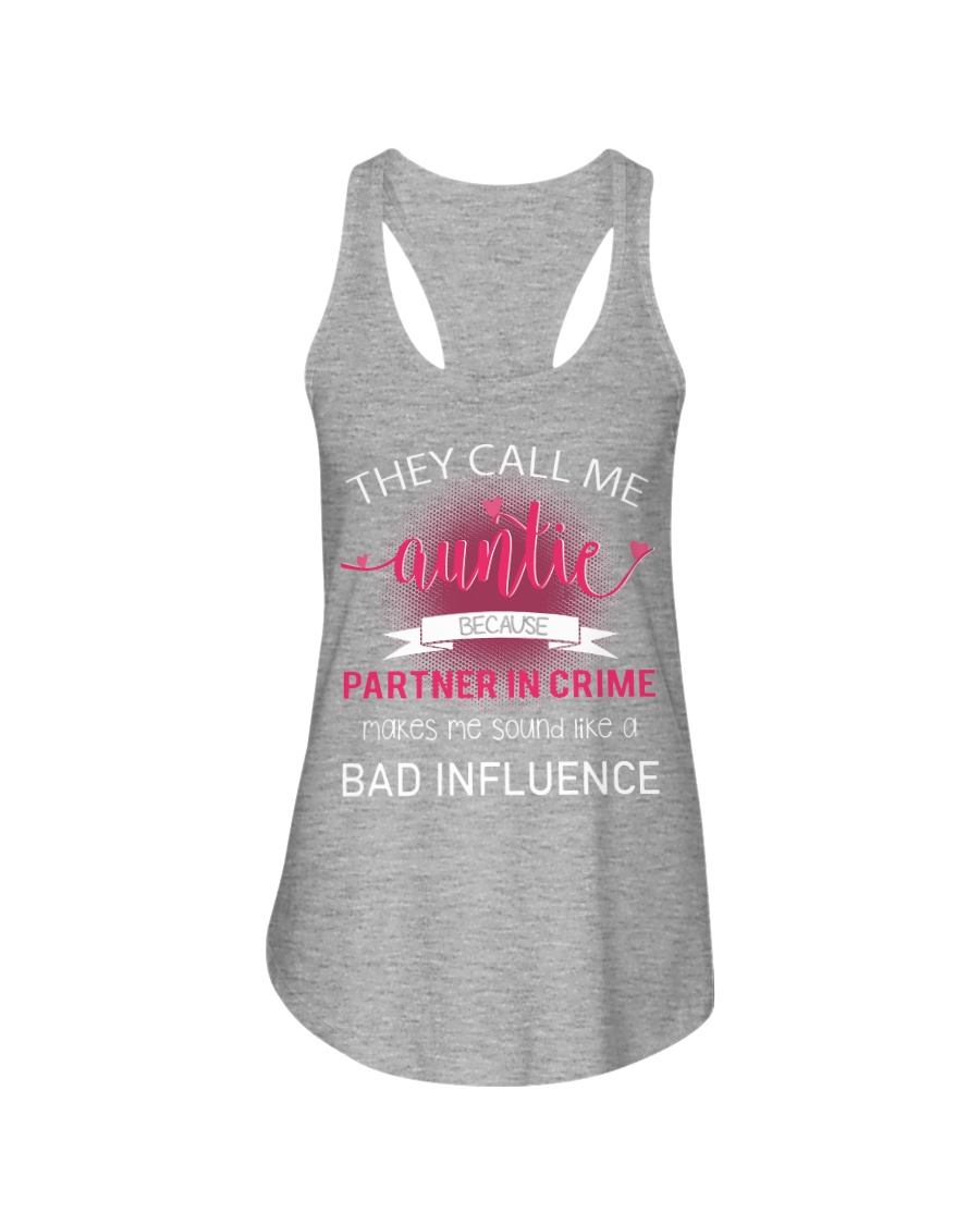 THEY CALL ME AUNTIE Ladies Flowy Tank