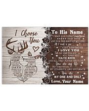 To My Husband From Wife 17x11 Poster front