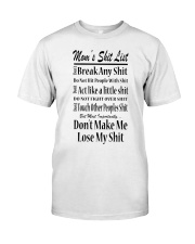 MOM'S SHIT LIST Classic T-Shirt thumbnail