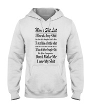 MOM'S SHIT LIST Hooded Sweatshirt thumbnail