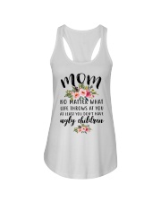 MOM NO MATTER WHAT LIFE THROWS AT YOU Ladies Flowy Tank thumbnail