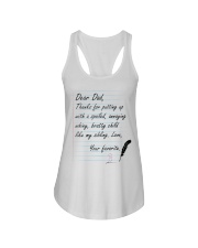 DEAR DAD THANKS FOR LOVEING ME Ladies Flowy Tank thumbnail