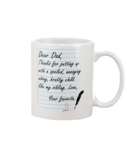 DEAR DAD THANKS FOR LOVEING ME Mug thumbnail