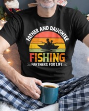 FATHER AND DAUGHTER FISHING PARTNERS FOR LIFE Classic T-Shirt custom-t-shirts-classic-lifestyle-front-342
