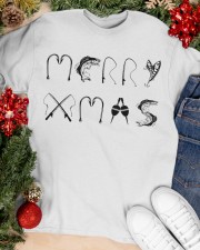MERRY XMAS FISHING Classic T-Shirt apparel-classic-tshirt-lifestyle-front-81