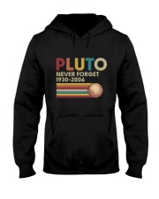 Pluto Never Forget Funny Science Geek T-shirt Hooded Sweatshirt thumbnail
