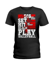Play Volleyball Ladies T-Shirt tile