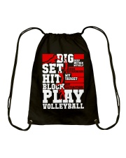 Play Volleyball Drawstring Bag tile