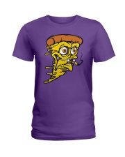Zombie Pizza Ladies T-Shirt tile