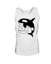 Nonviolence Whale Unisex Tank tile
