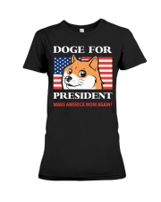 Doge For President Premium Fit Ladies Tee tile