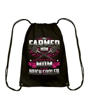 FARMER MOM EXCEPT MUCH COOLER Drawstring Bag tile