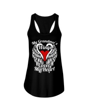 My Grandma's wings cover my heart Ladies Flowy Tank tile