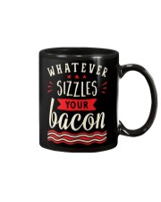 Whatever Sizzles Your Bacon Typography Mug tile