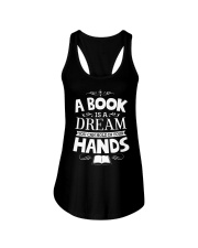 A Book Is A Dream You Can Hold In Your Hands Ladies Flowy Tank tile