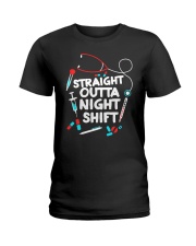 Straight Outta Night Shift Ladies T-Shirt tile