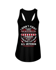 Veteran I Fought Because Ladies Flowy Tank tile