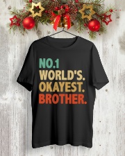 Okayest Brother Classic T-Shirt lifestyle-holiday-crewneck-front-2