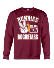 Bunnies are the new Rockstarsstars Crewneck Sweatshirt front