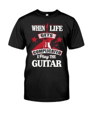When life gets complicated I play the guitar Classic T-Shirt tile