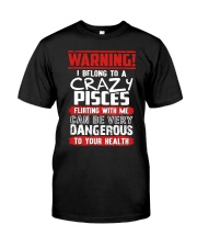 PISCES - I BELONG TO A CRAZY PISCES Premium Fit Mens Tee tile