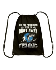 Fishing Problem Drawstring Bag tile