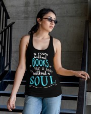 A room without books is like a body without a soul Ladies Flowy Tank apparel-ladies-flowy-tank-lifestyle-03