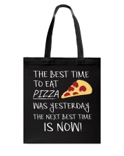 Best Time to Eat Pizza Tote Bag tile